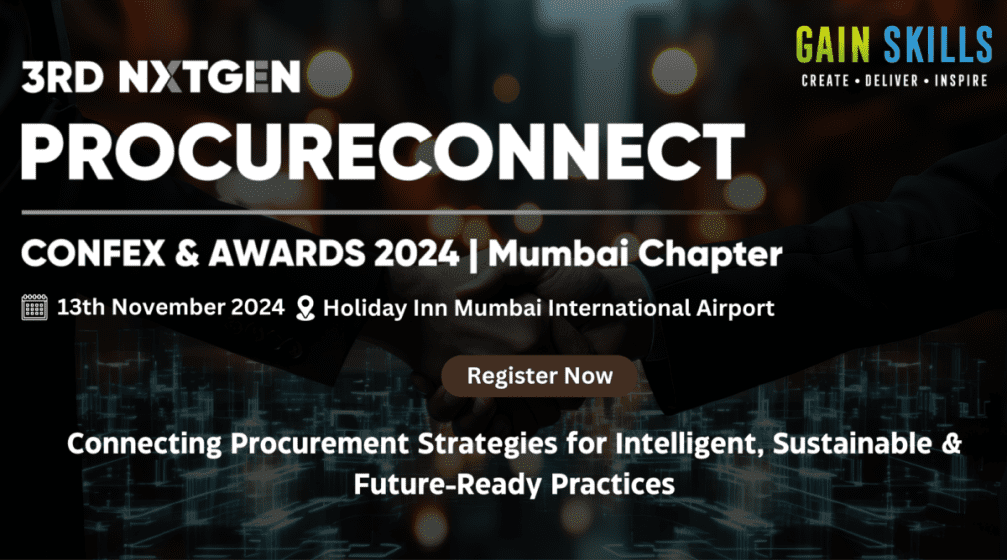 Gainskills 3rd ProcureConnect Confex and Awards 2024 – Mumbai Chapter